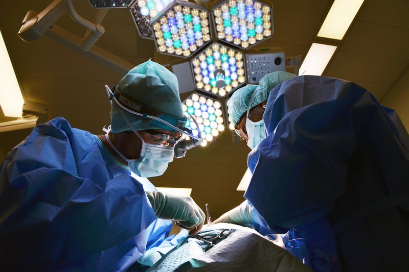 Doctor with equipment